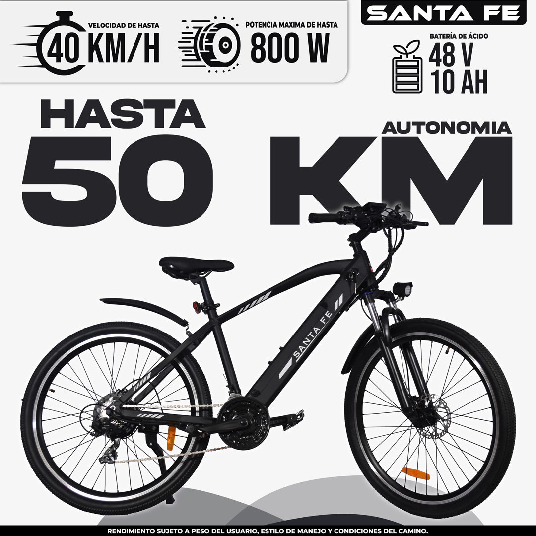 Bicicletas eléctricas plegables y urbanas BikeOn México con autonomía hasta 60 km