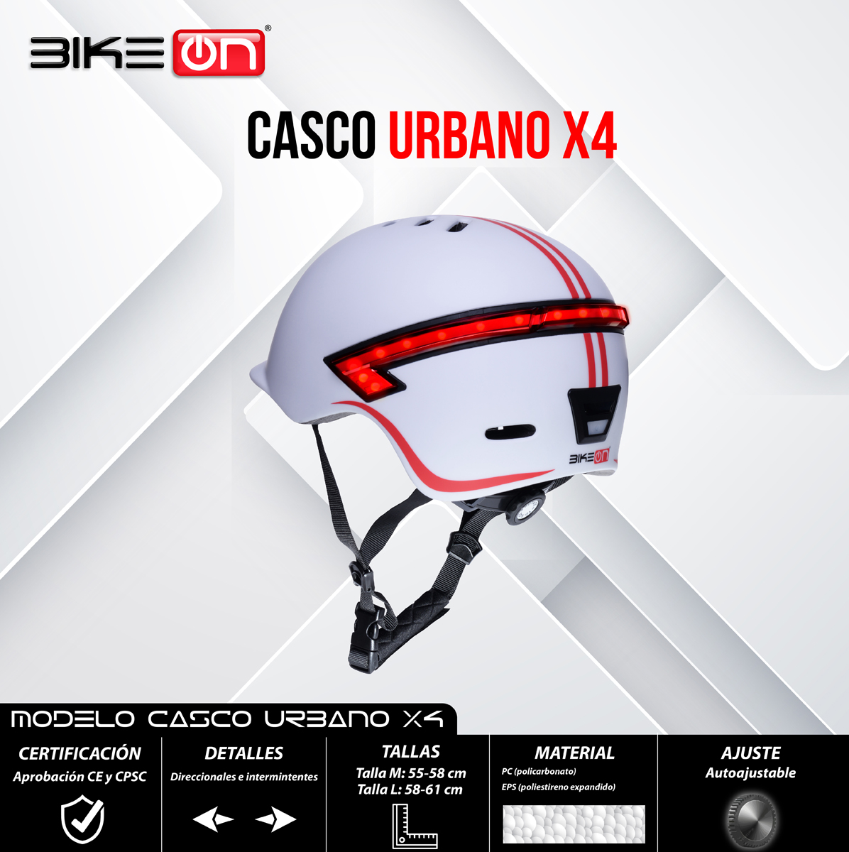 CASCO CICLISMO X4
